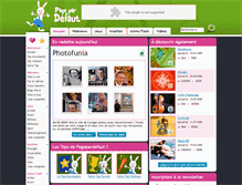 Tablet Screenshot of pagepardefaut.com